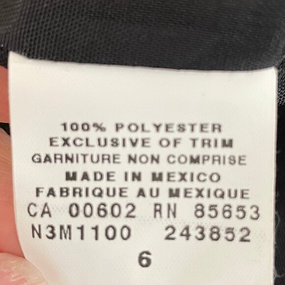 Jaxsport Classic 4 Button Lined Polyester Blazer Jacket Black Sz 6 NWT - Picture 9 of 10